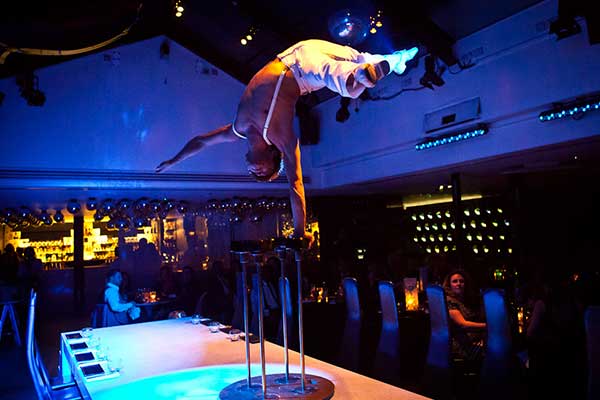 Funky venue at Circus London