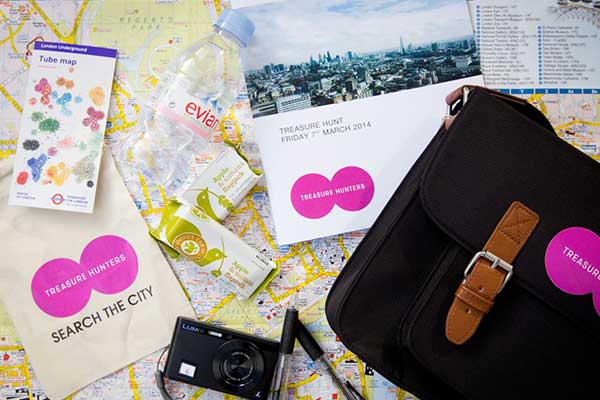 London taxi treasure hunt pack