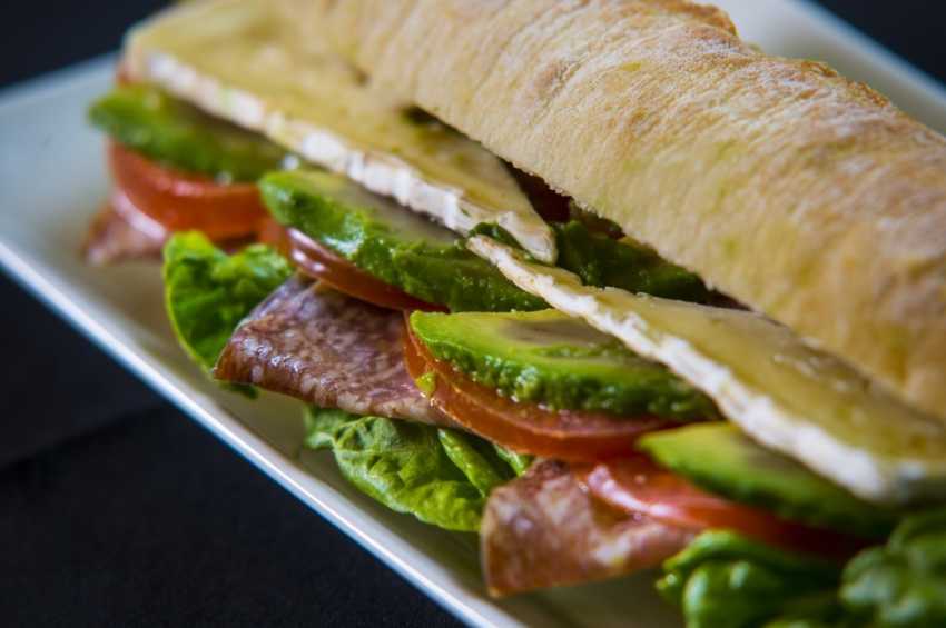 A variety of delicious lunch options available 