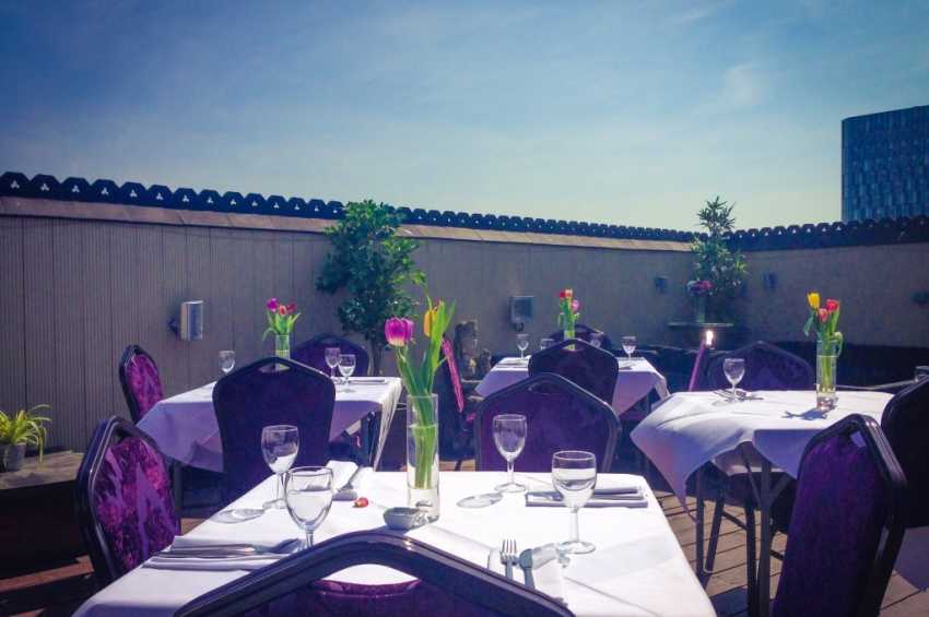 Roof Terrace at The Driver