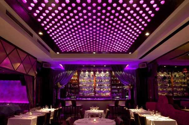Upstairs set for dinner