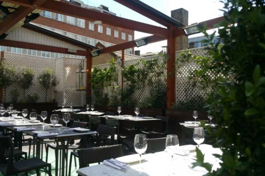Party venues in London: The Elys√©e Restaurant, Roof Garden & Bar