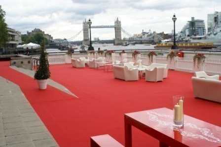The Terrace - hired as part of The Grand Hall