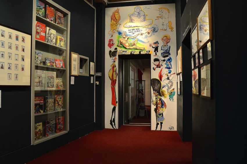 Our entrance with a unique mural 