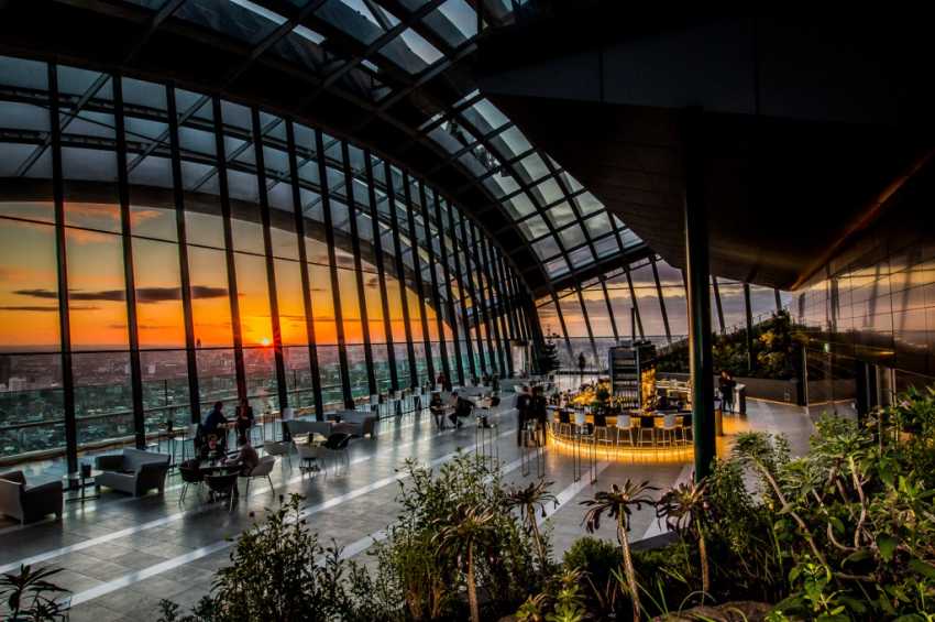 Party venues in London: Sky Garden