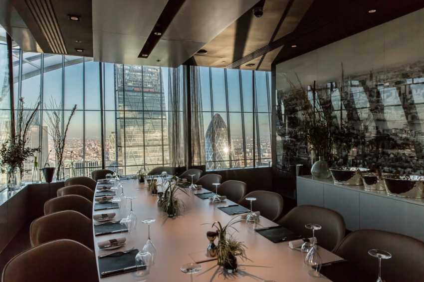 Party venues in London: Sky Garden