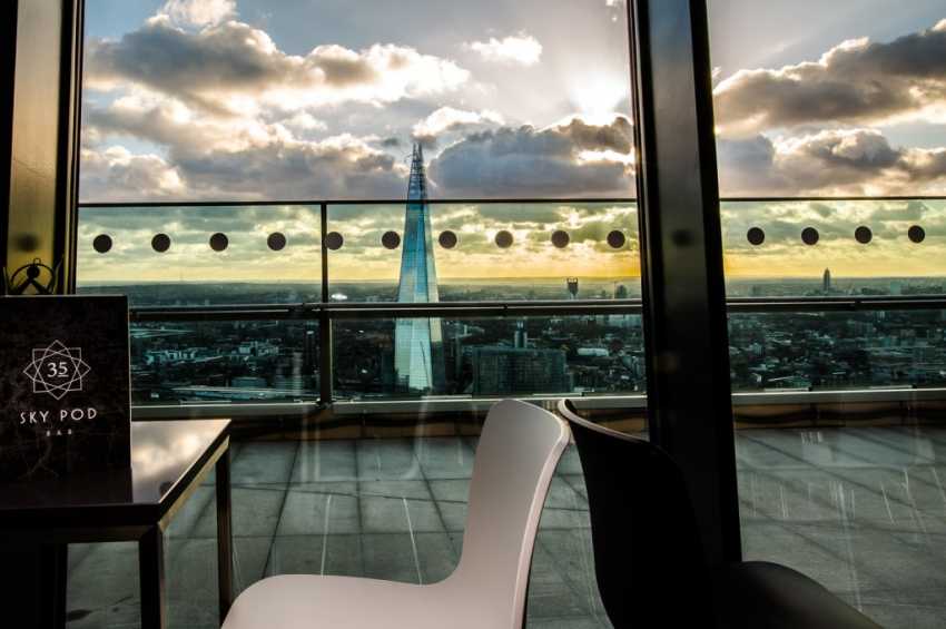Party venues in London: Sky Garden