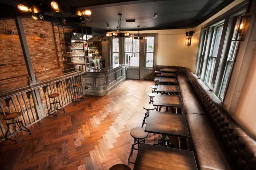 Christmas Party Venue in London : Saloon Bar at The Marylebone