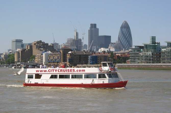Party venues in London: City Cruises