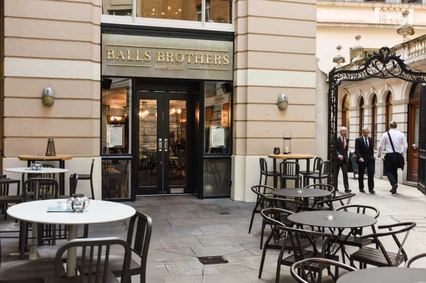 Party venues in London: Balls Brothers Adams Court