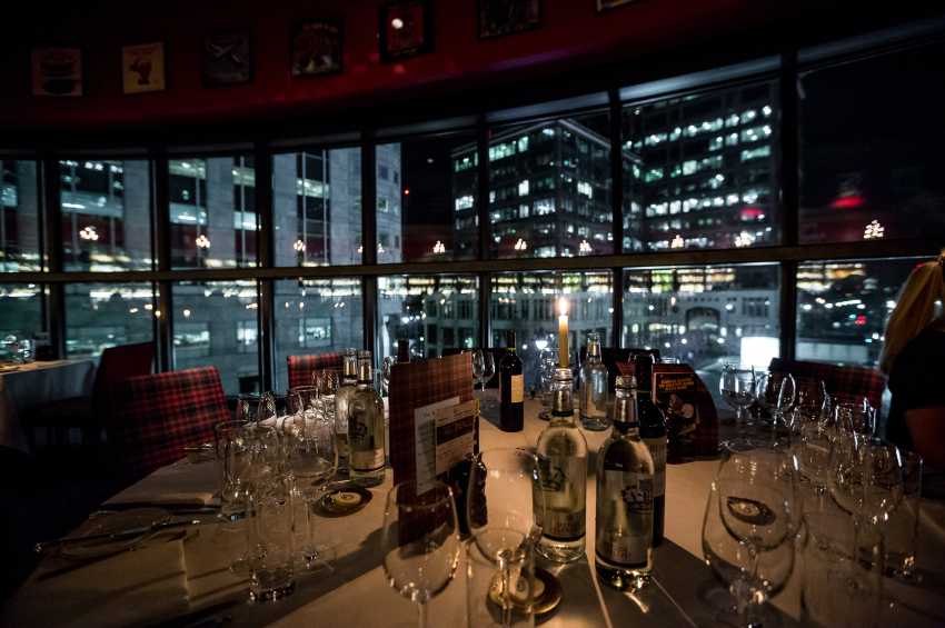 Party venues in London: Boisdale of Canary Wharf