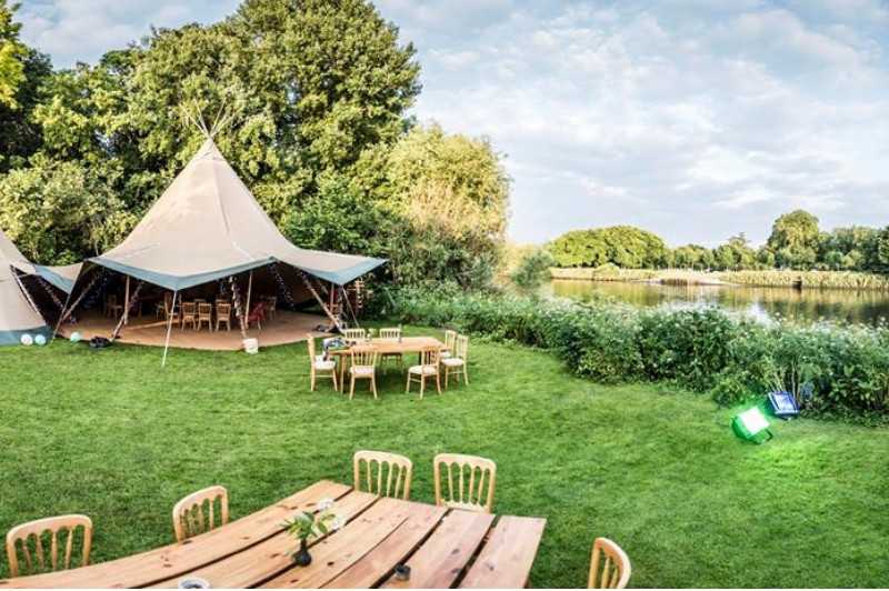 Party venues in London: Secret River Garden