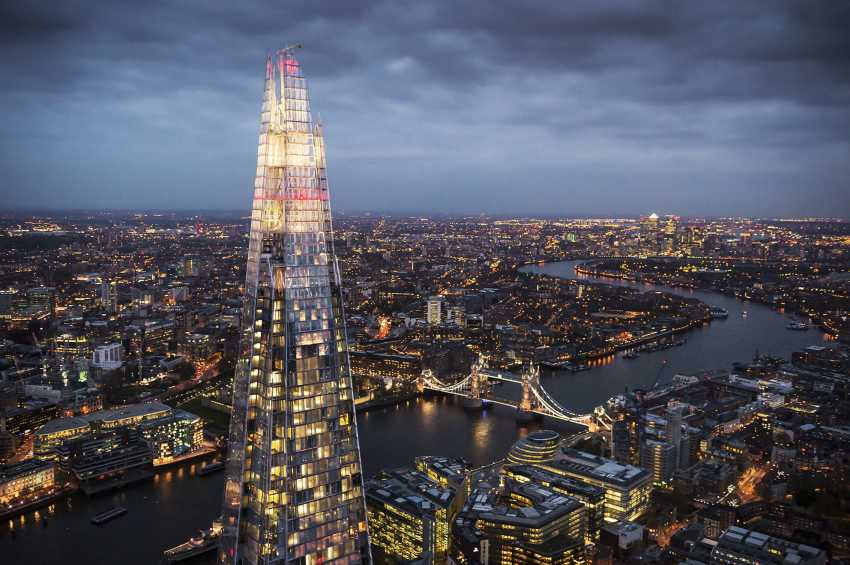 Christmas Party Venue in London : The View from The Shard