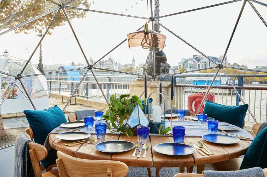 Christmas Party Venue in London : Jimmy's Winter Igloos