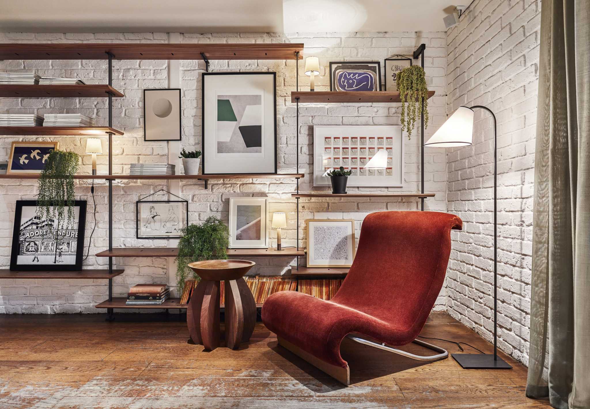 Library and Living Room