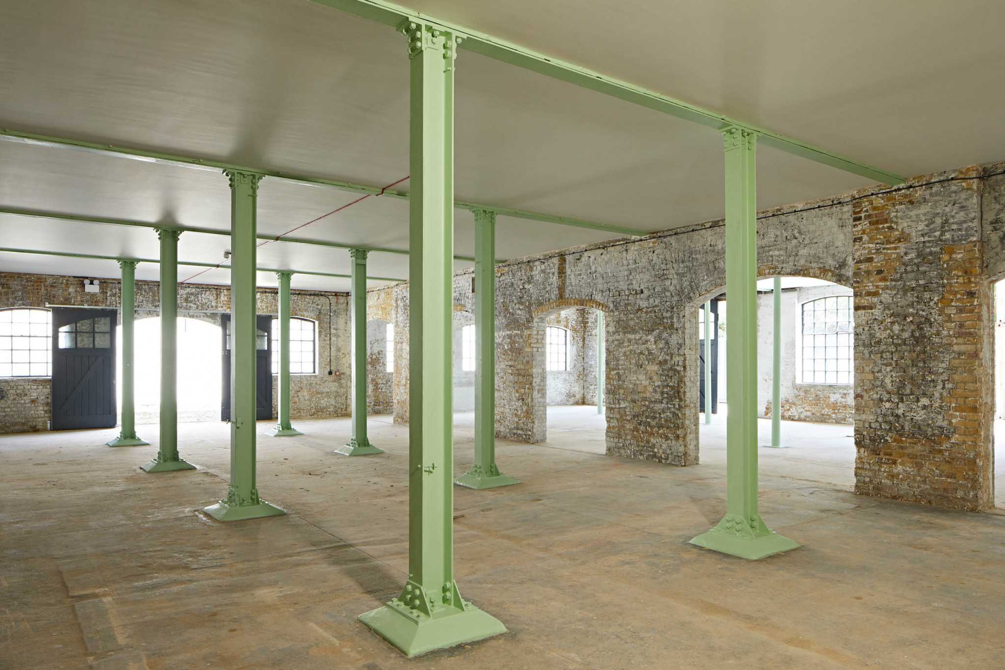 Unit 4-Industrial with original ornate pillars