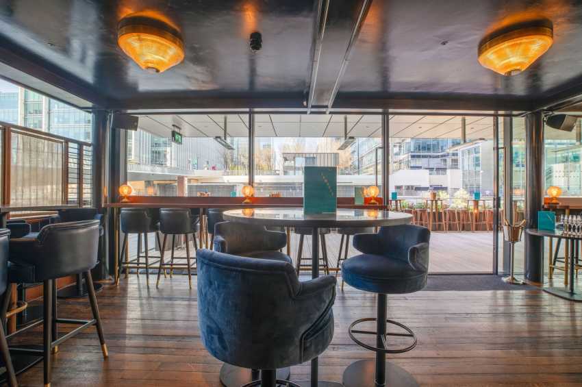 Hawksmoor Wood Wharf Bar