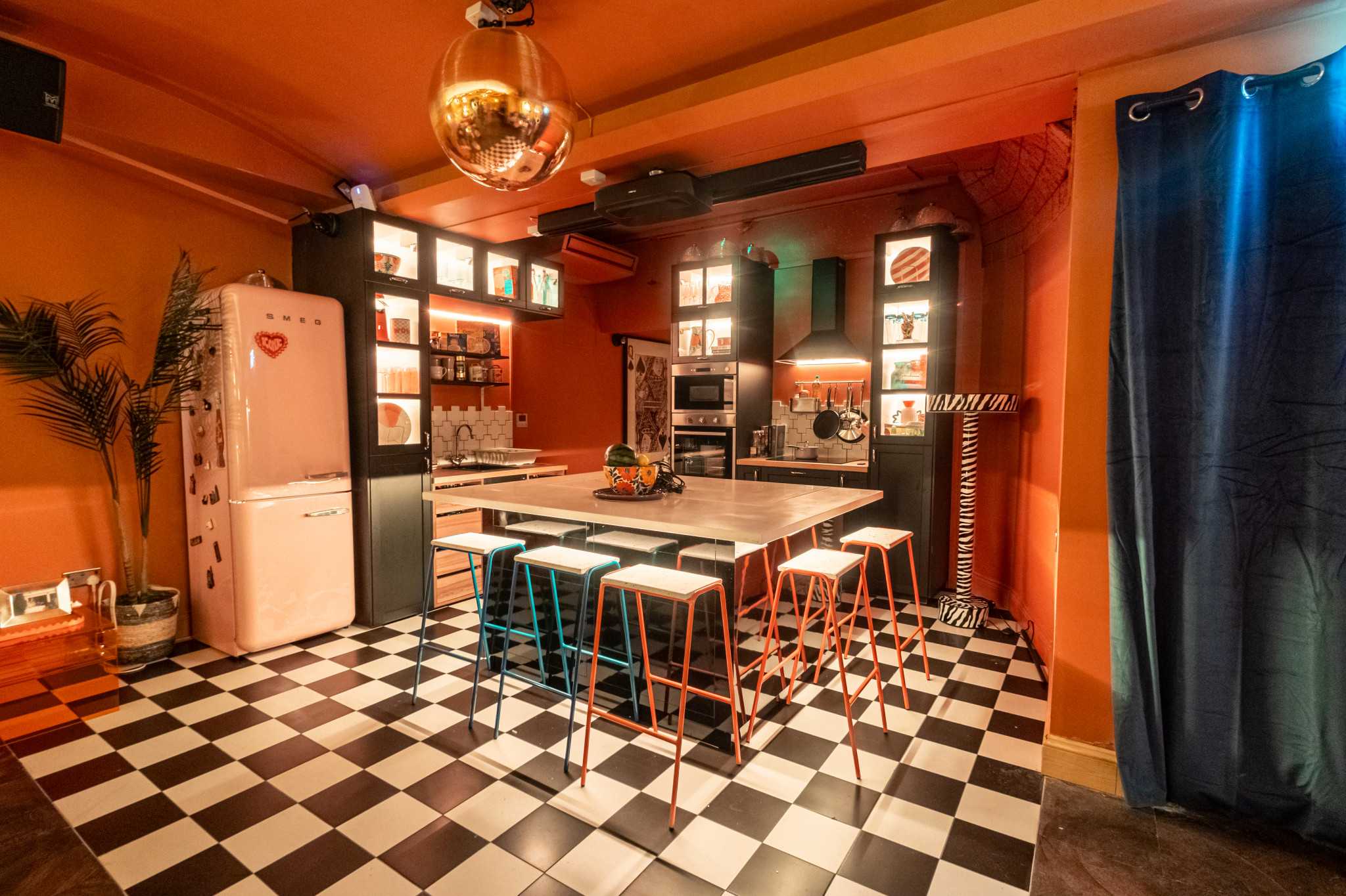 KITCHEN AND LIVING ROOM
