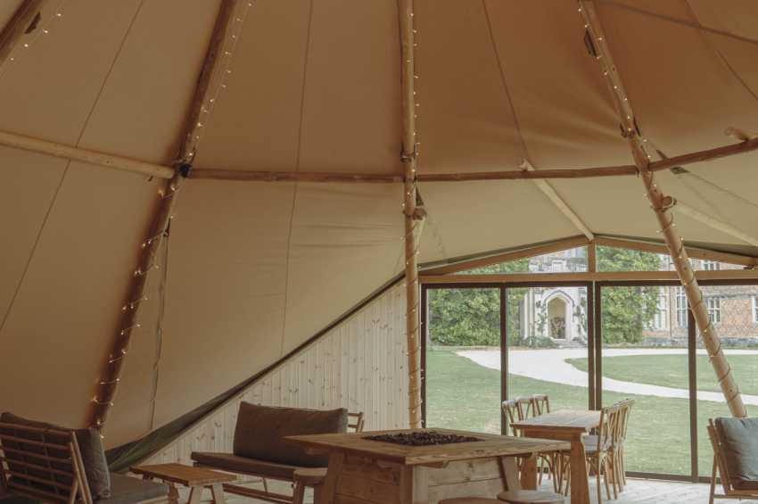 Tipis at Mapledurham