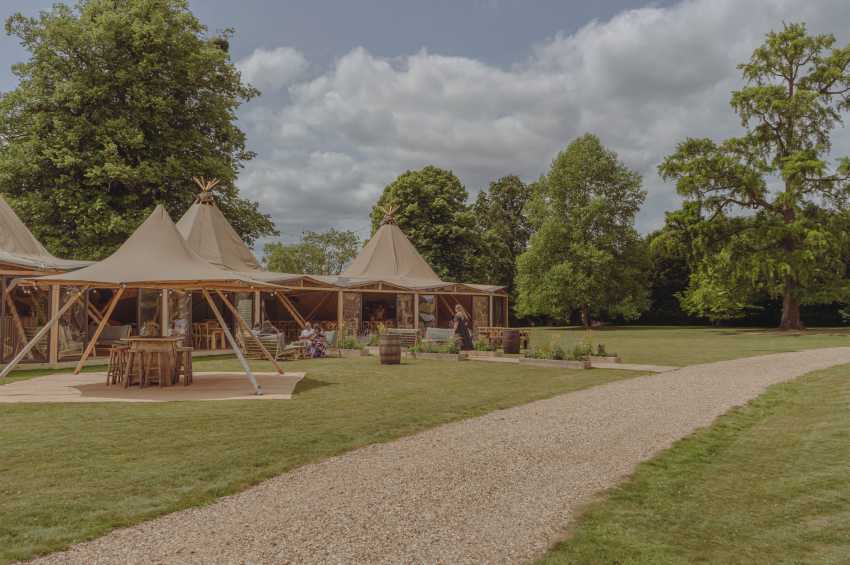 Tipis at Mapledurham