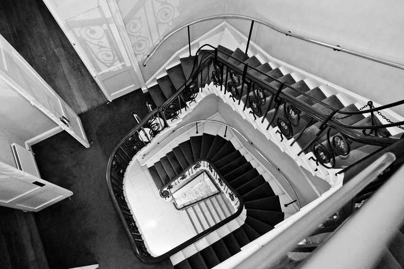Grand Staircase leading to the Fine Rooms