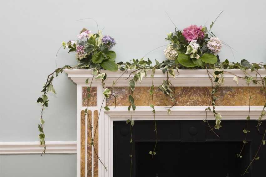 Fire Place Floral Arrangement