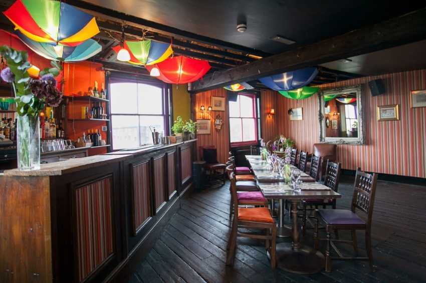 Carnival Room set up for lunch/dinner