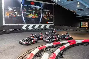 Party venues in London: TeamSport Indoor Karting London Docklands