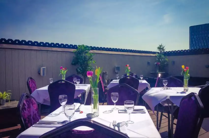 Roof Terrace at The Driver