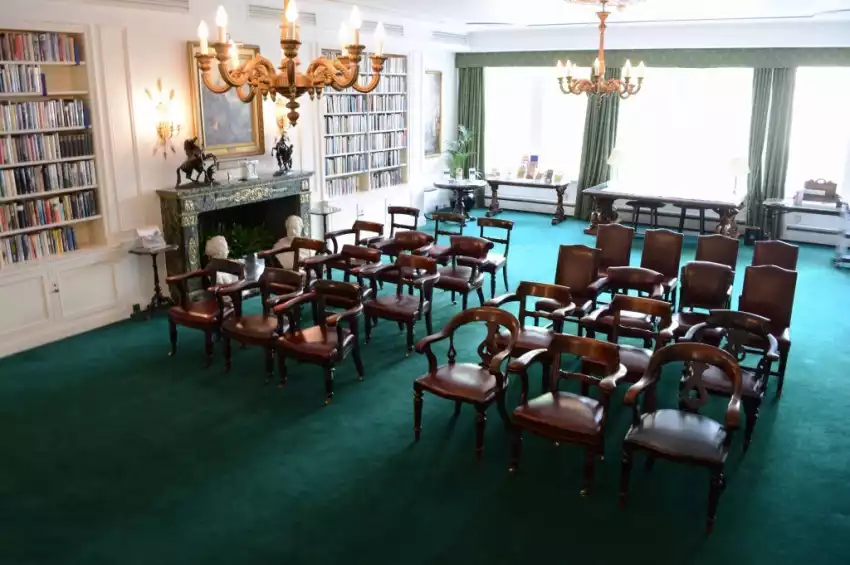 A theatre-style lecture