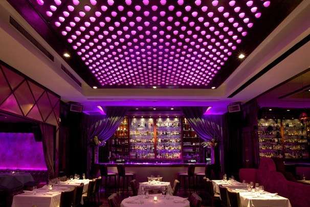 Upstairs set for dinner