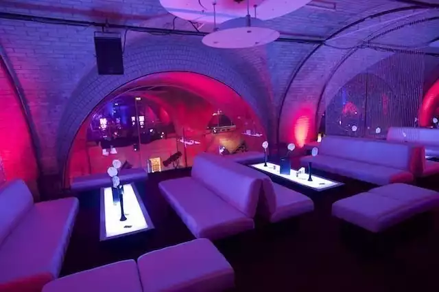 The Vault - neon reception