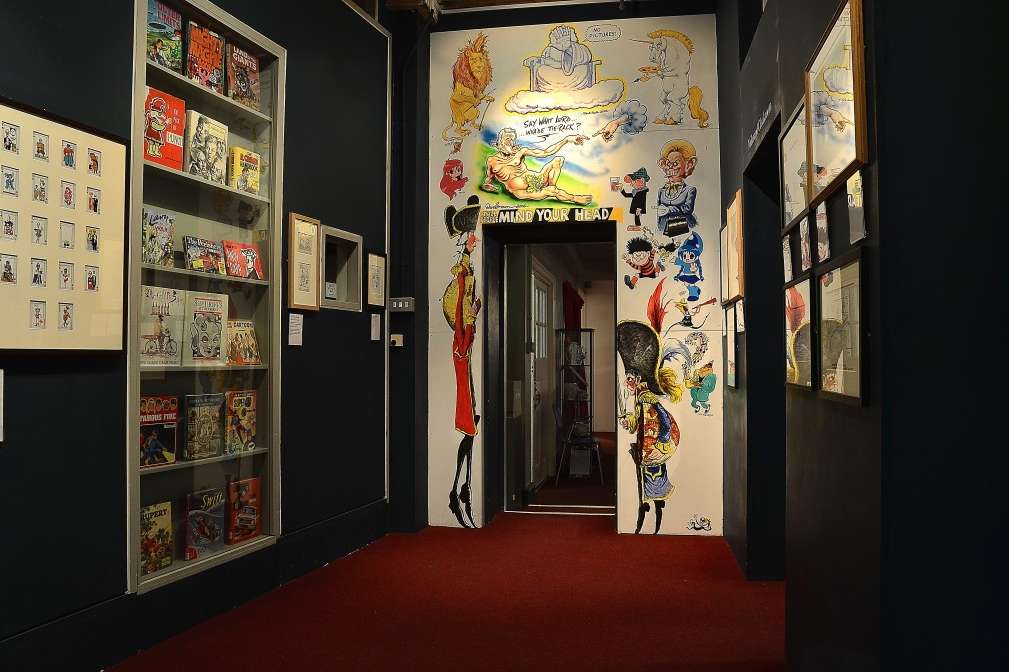 Our entrance with a unique mural 
