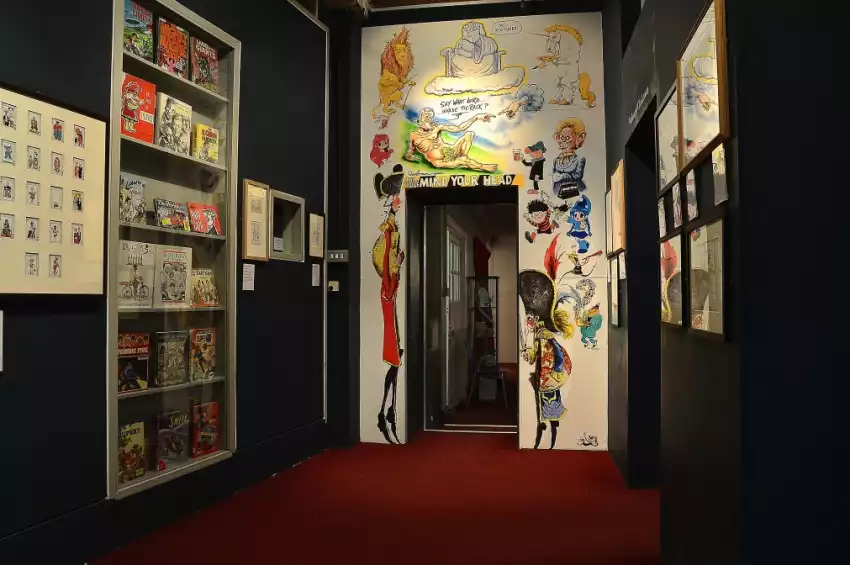 Our entrance with a unique mural 