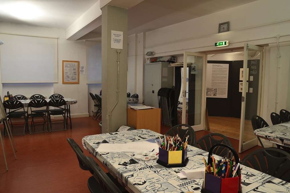 Upstairs private meeting space
