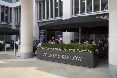 Party venues in London: Corney & Barrow Paternoster Square
