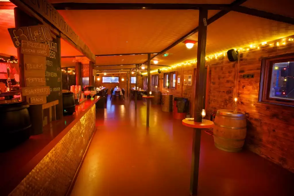 Rum Roof Top (Summer) / Alpine Ski Lodge (Winter)