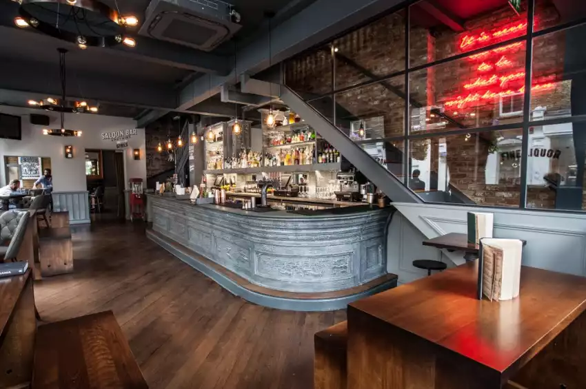 Christmas Party Venue in London : Saloon Bar at The Marylebone