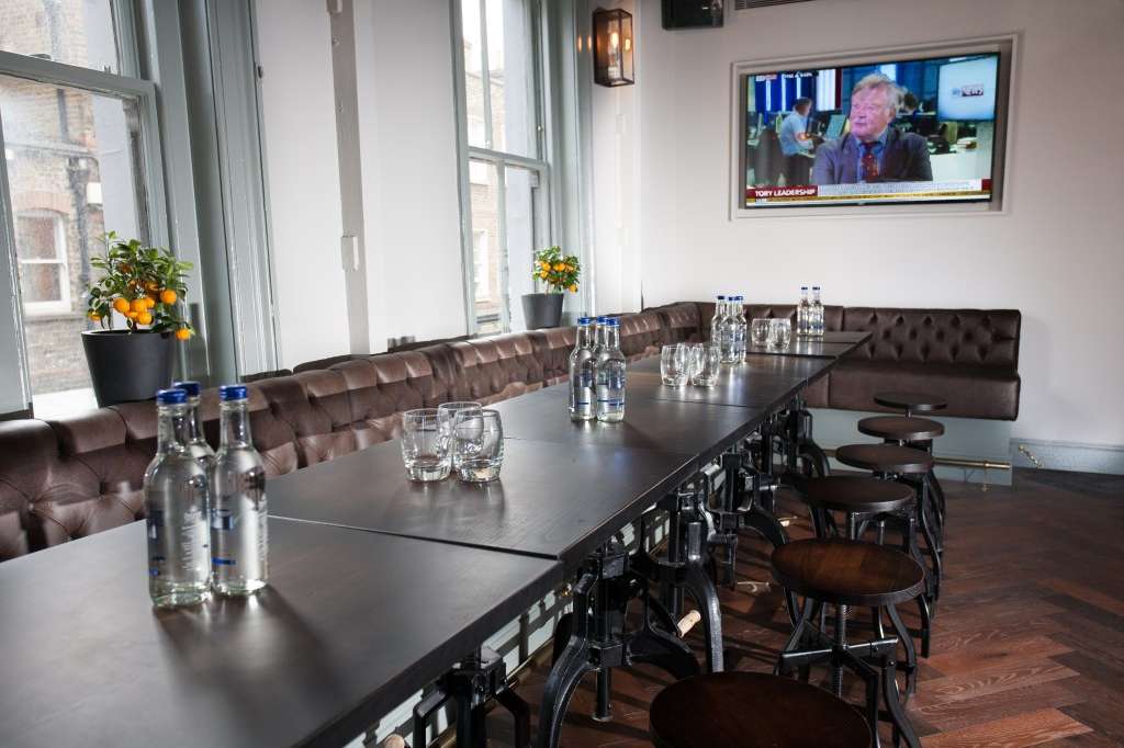 Christmas Party Venue in London : Saloon Bar at The Marylebone