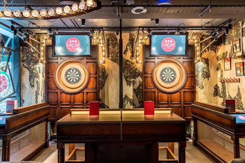 Christmas Party Venue in London : Flight Club Bloomsbury Christmas Party Venue in London : Flight Club Bloomsbury