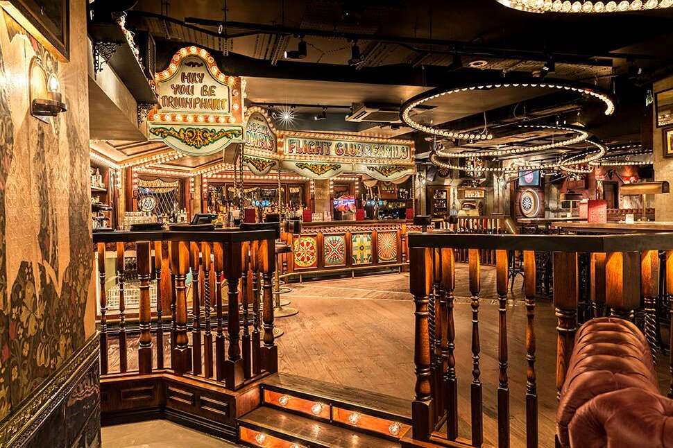 Christmas Party Venue in London : Flight Club Bloomsbury