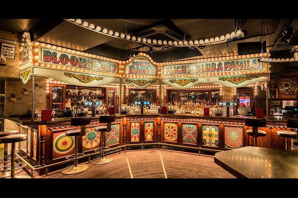 Christmas Party Venue in London : Flight Club Bloomsbury
