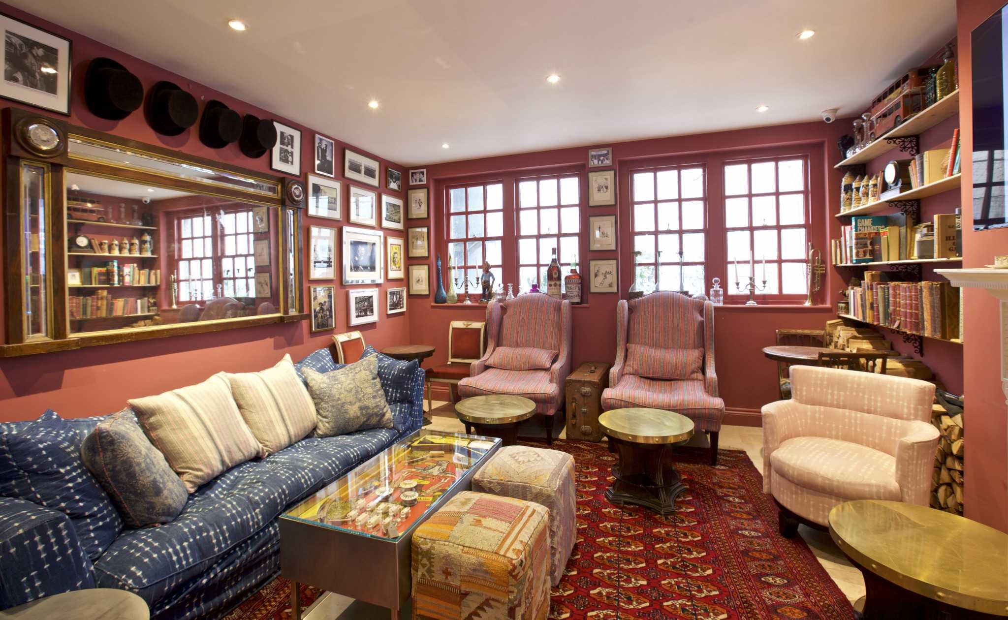 Jak's Mayfair Lounge Library Rooms