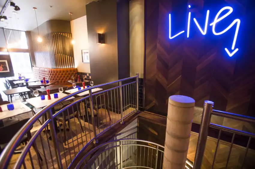 Hire PizzaExpress High Holborn, flexible event space Venue Search London