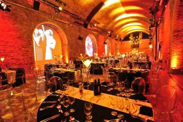 Dinner set up - Vinopolis