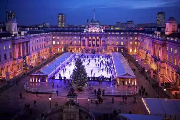 Ice Skating at Somerset House
