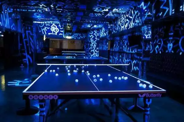 Bounce Ping Pong UV Playground festive playground