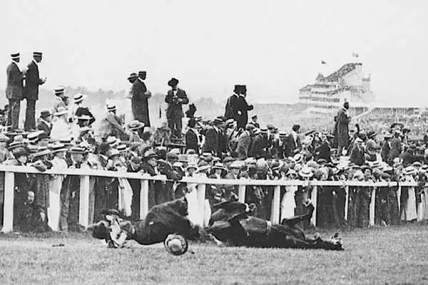 Emily Davison at The Epsom Derby