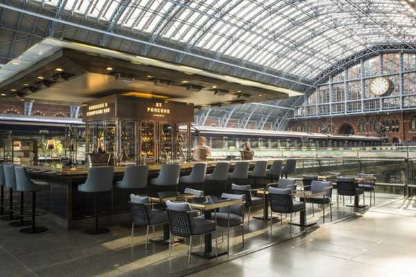 Searcys Champagne Bar St Pancras London