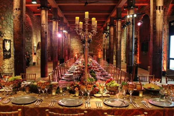 Tower of London White Tower Dinner Long Tables